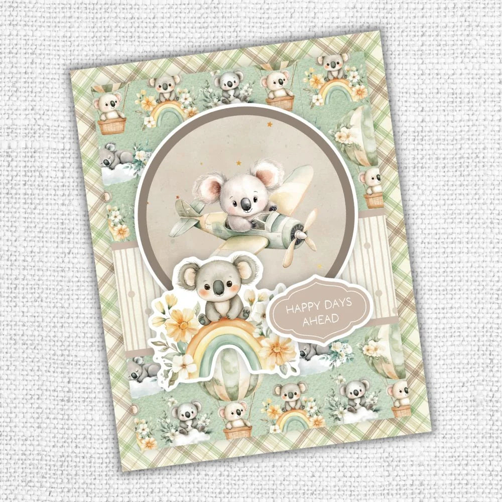 Paper Rose Studio - Little Koala Adventures 6 x 8 Embossed Die Cuts