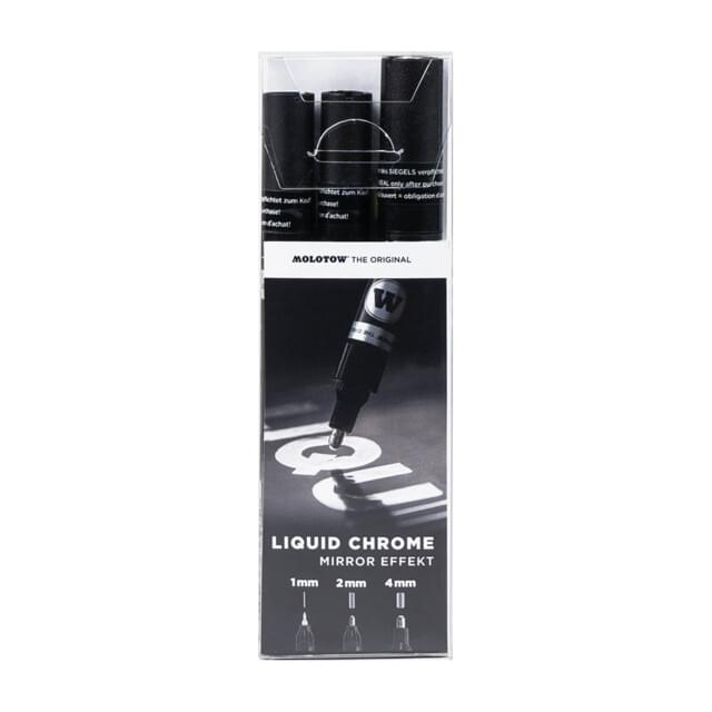 MOLOTOW Liquid Chrome Marker Set 3 pk