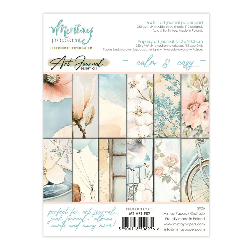 Floral water colour illustrations on a white background
