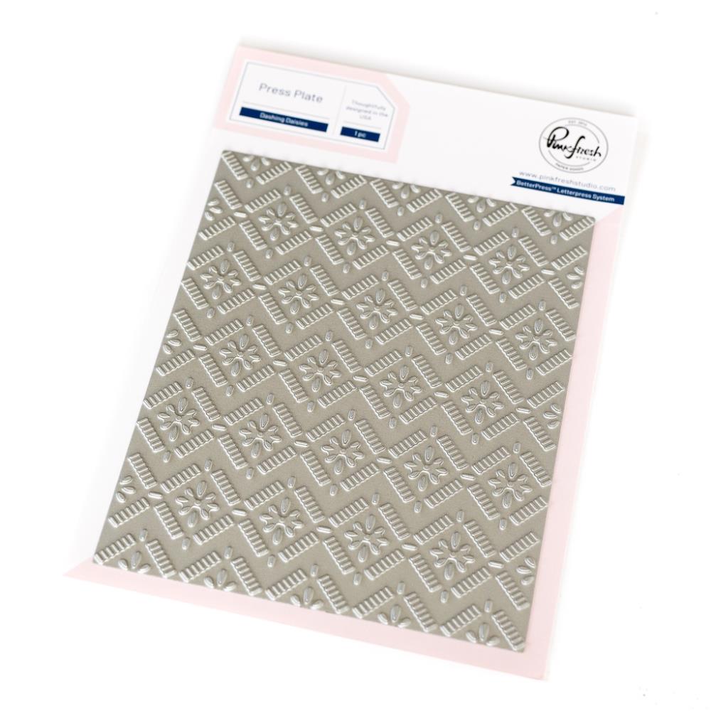 Pinkfresh Studio Press Plate - Dashing Daisies