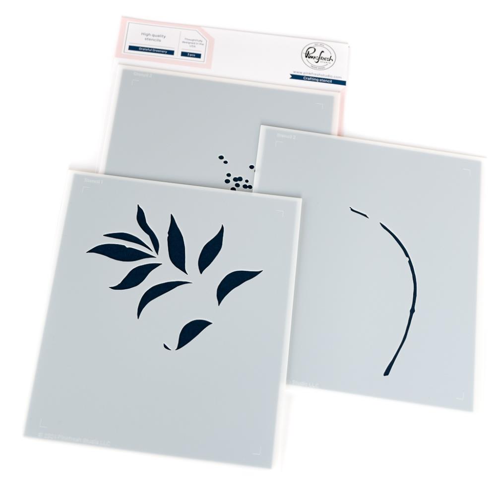 Pinkfresh Studio Stencils - Grateful Greenery