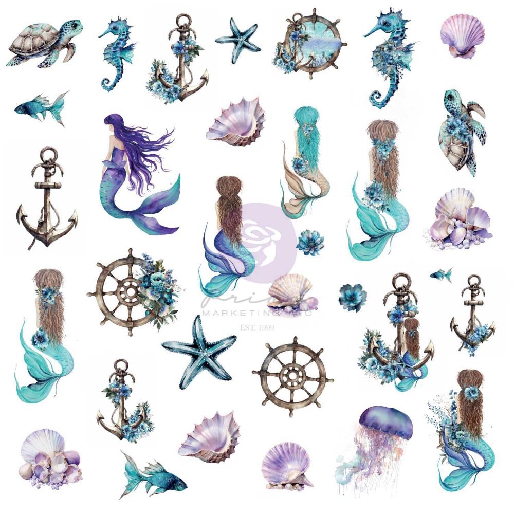 Prima Marketing A Mermaids Tale Ephemera 66pk