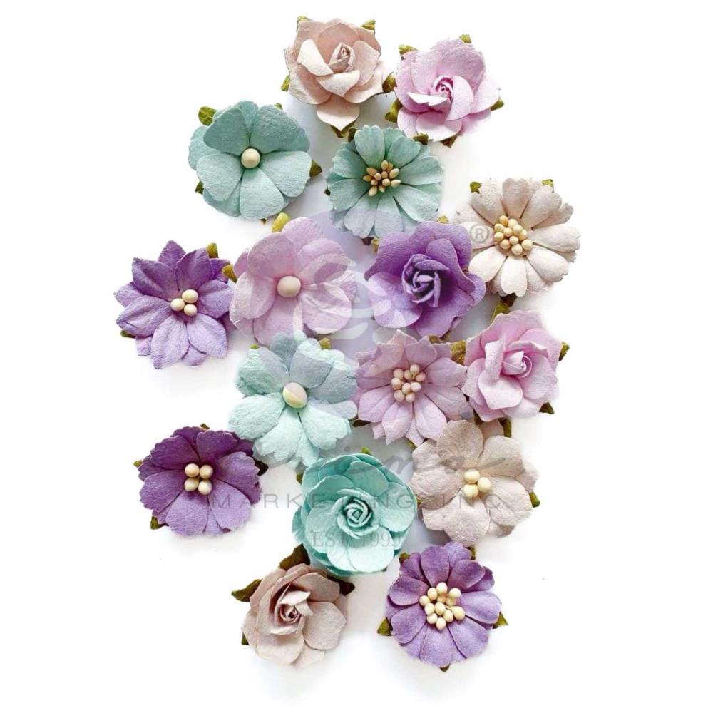 Prima Marketing Mulberry Paper Flowers - Sea Treasures A Mermaids Tale