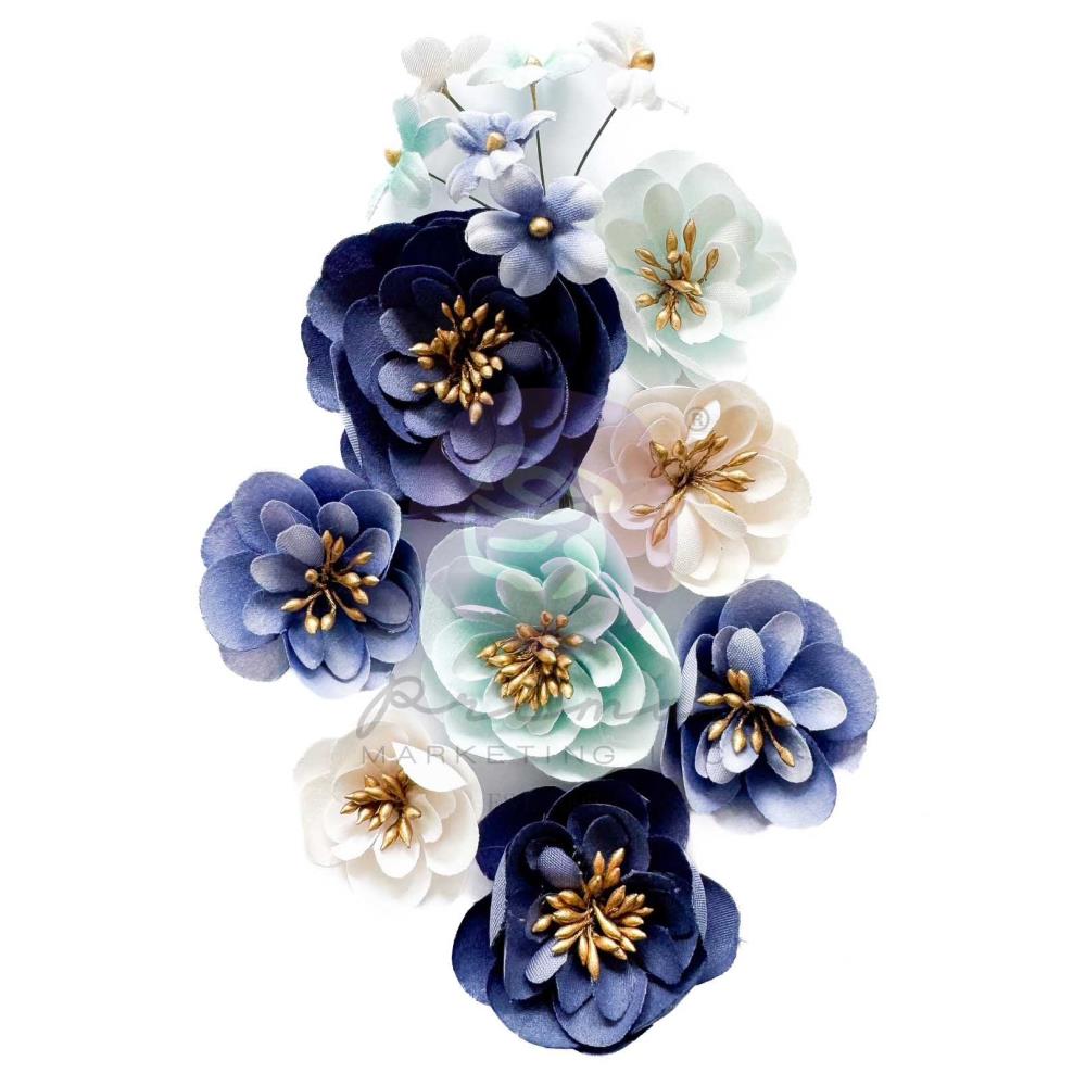 Prima Marketing Mulberry Paper Flowers - Water Florals A Mermaids Tale