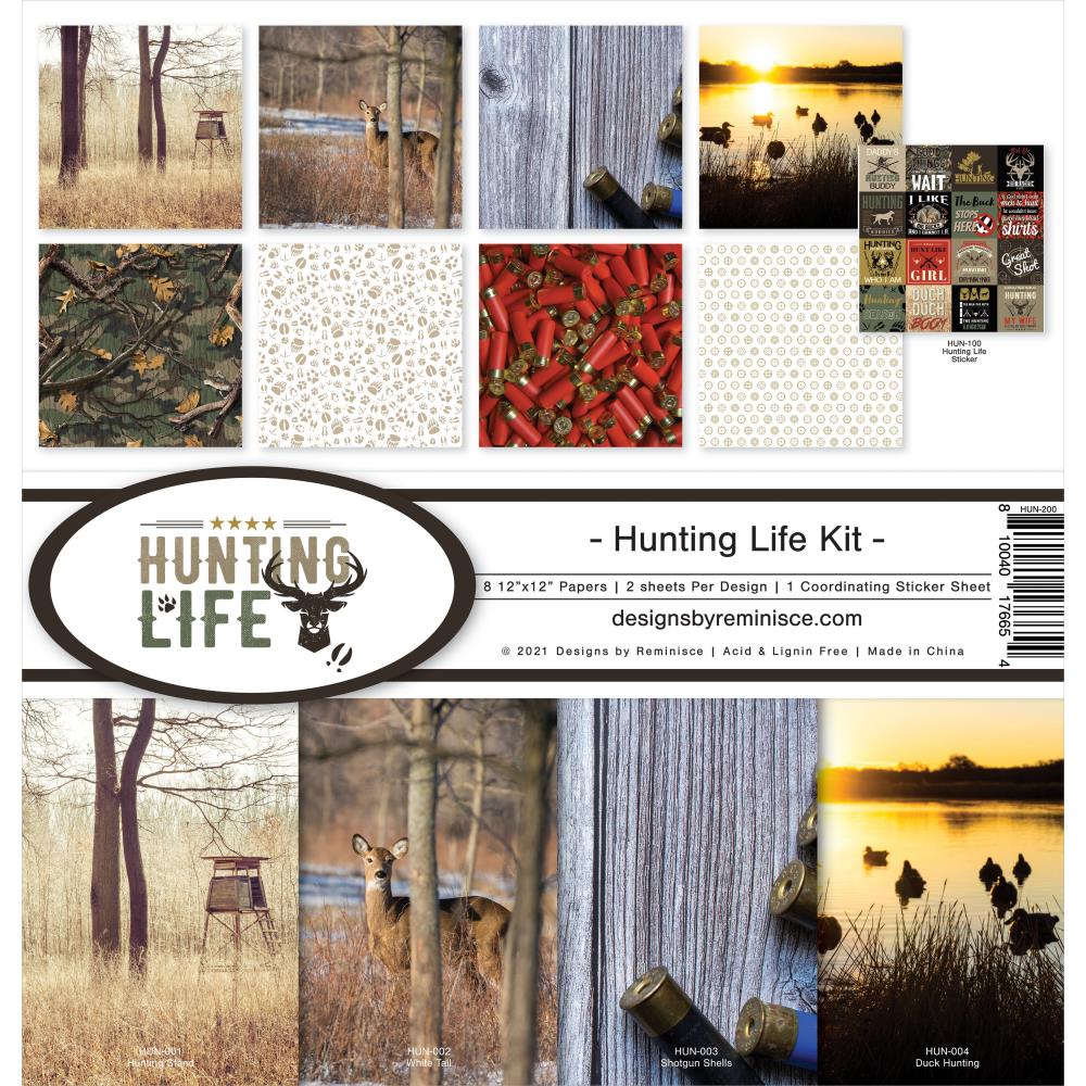 Reminisce Collection Kit 12X12 - Hunting Life