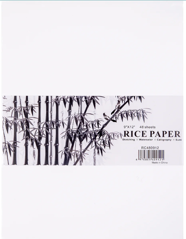 Rice Paper Pad 9x12 48pk