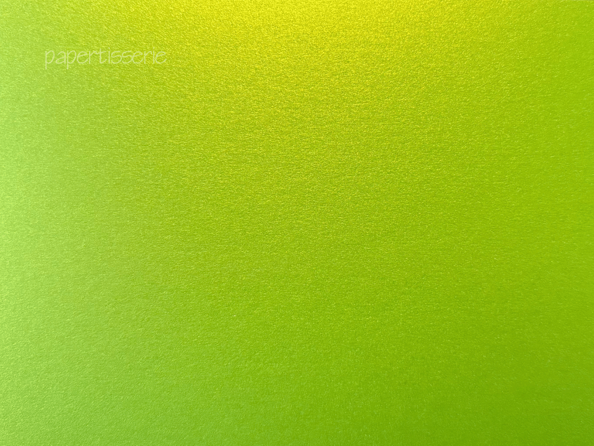 Romanesque Android Green A4 shimmer cardstock 250gsm metallic-look finish, 20 pack