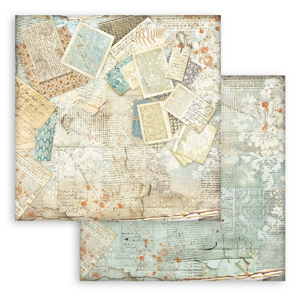 Stamperia Backgrounds Double-Sided Paper Pad 12x12 - Alterego
