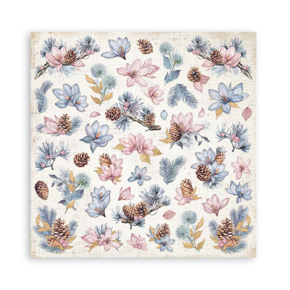 Stamperia Double-Sided Paper Pad 8x8 - Create Happiness Dewdrops