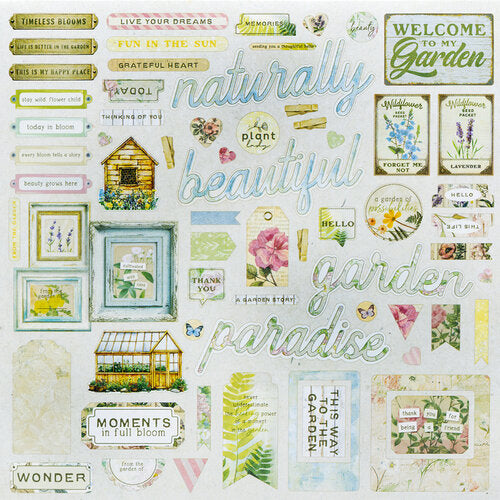 49 and Market Chipboard Set – From The Garden