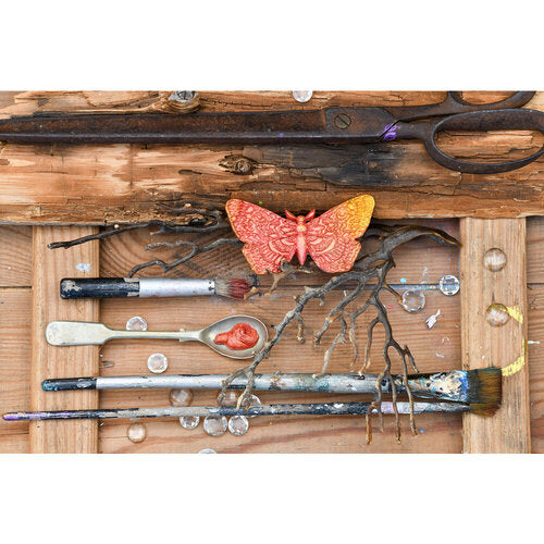 Finnabair Art Alchemy Metallique Wax - Coral