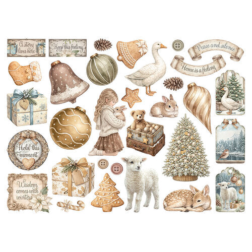 Stamperia Die-Cuts - White Christmas