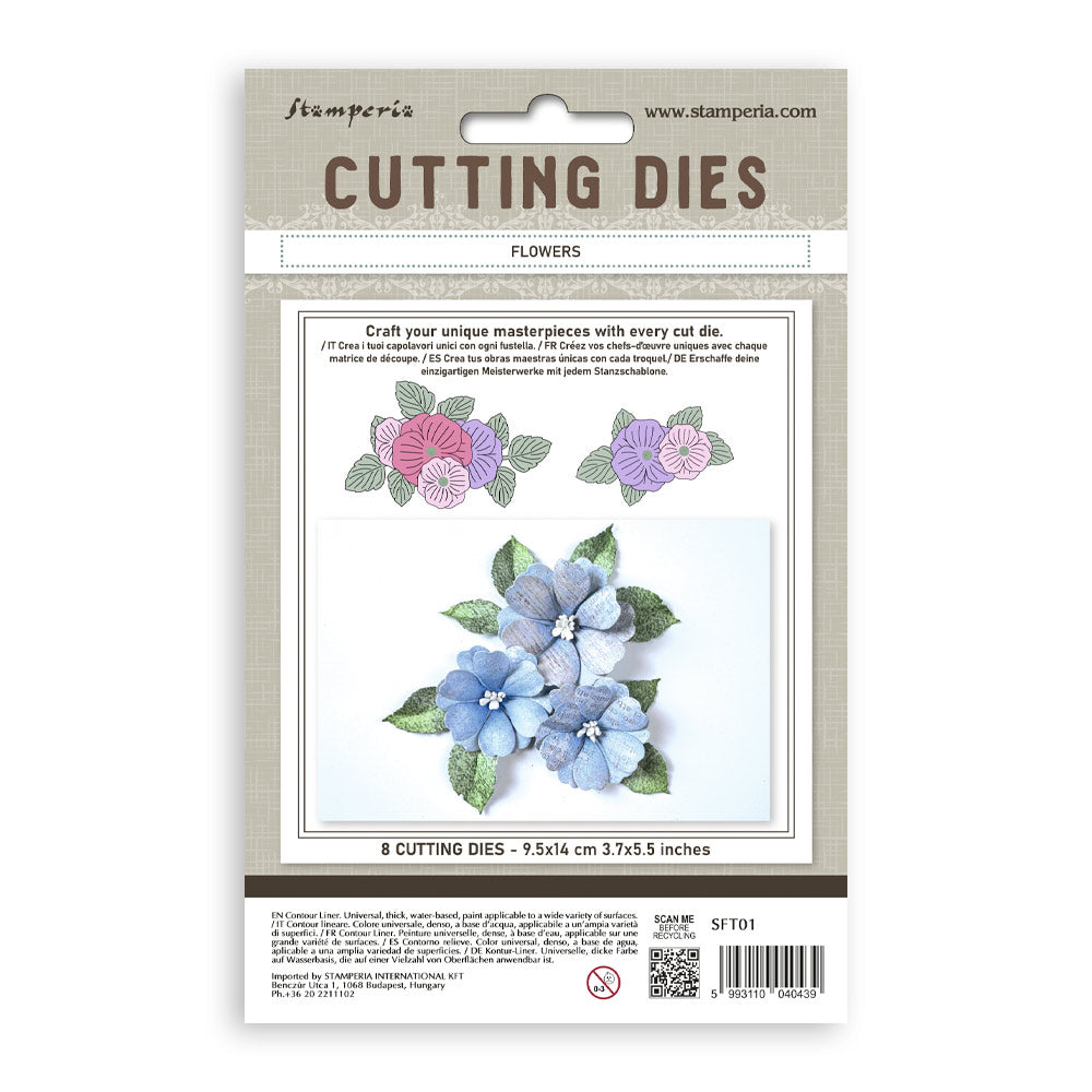 Stamperia Cutting Dies A6 - Flowers