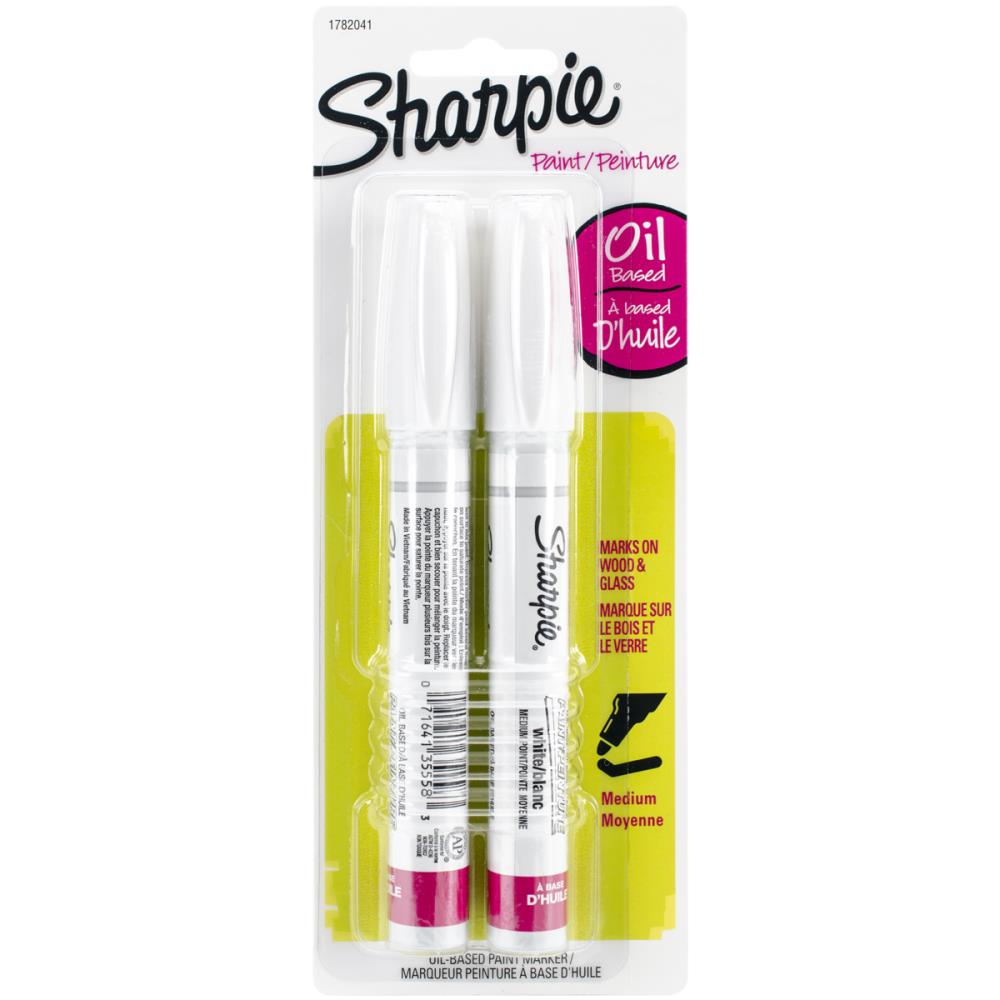 Sharpie - Medium Point Paint Marker 2pk - White