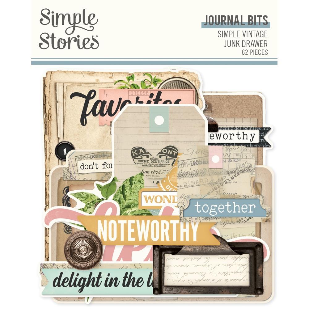 Simple Stories Journal Bits & Pieces - Simple Vintage Junk Drawer
