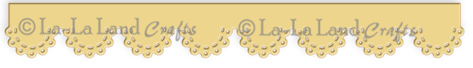 La La Land- Small Scallops Border Die