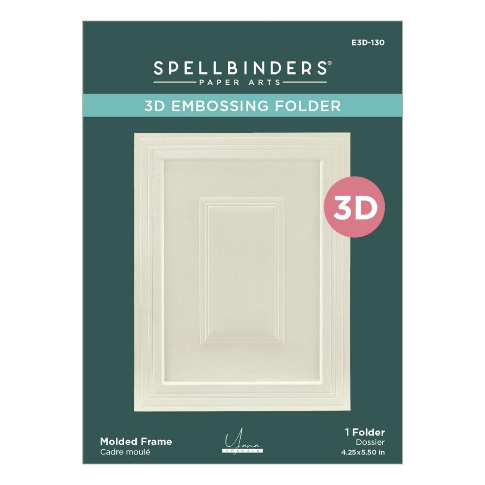 Spellbinders 3D Embossing Folder - Molded Frame Yanas Daisies