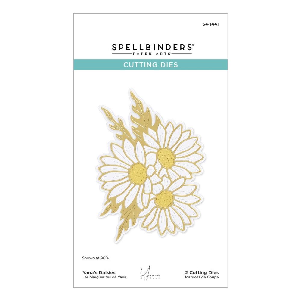 Spellbinders Etched Dies - Yanas Daisies