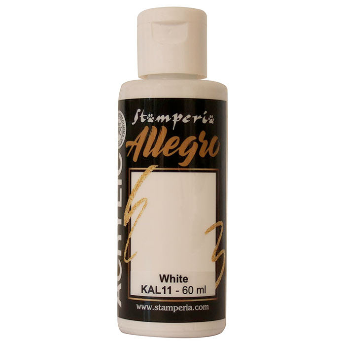Stamperia Allegro Paint - White