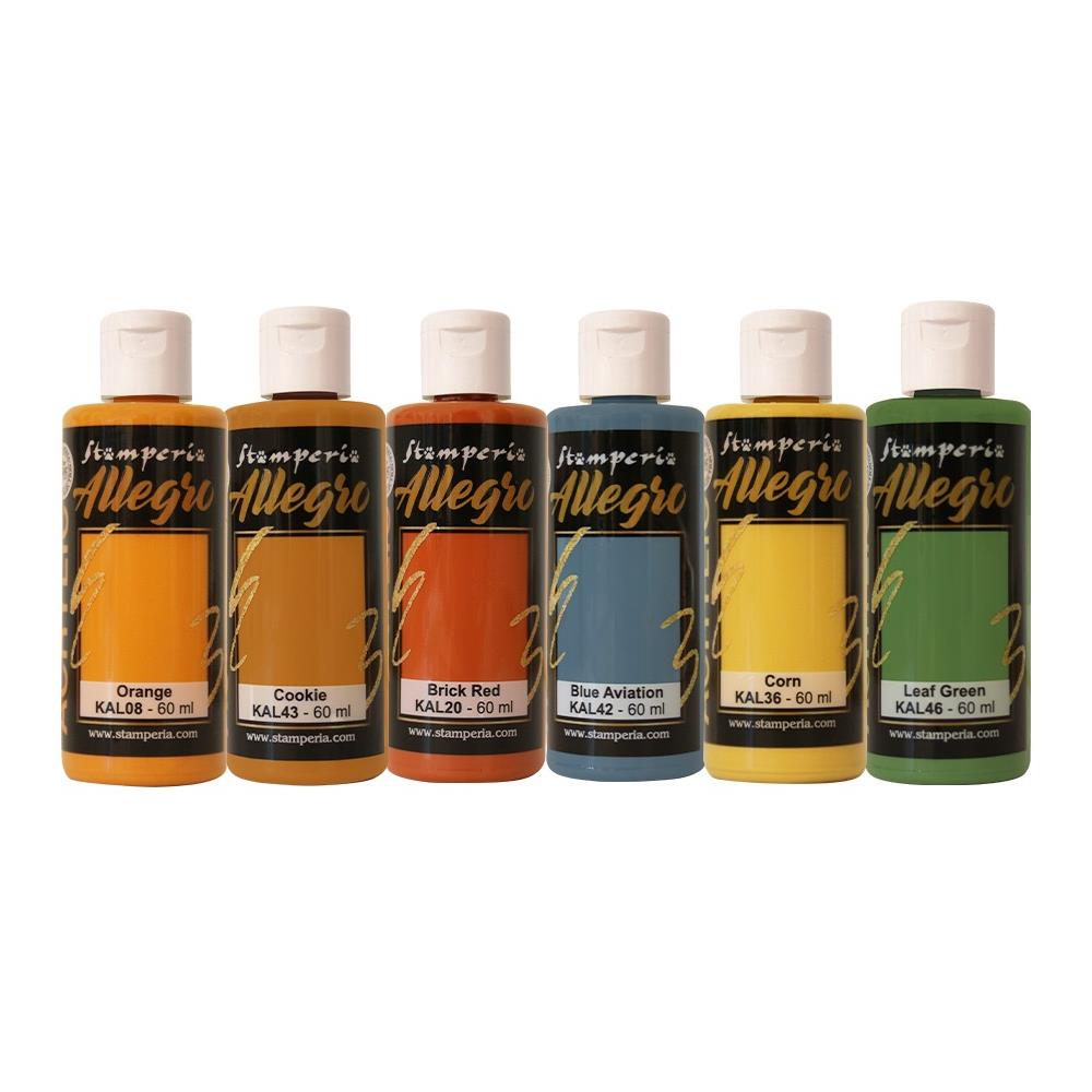 Stamperia Allegro Paint Set - Art Of Travelling
