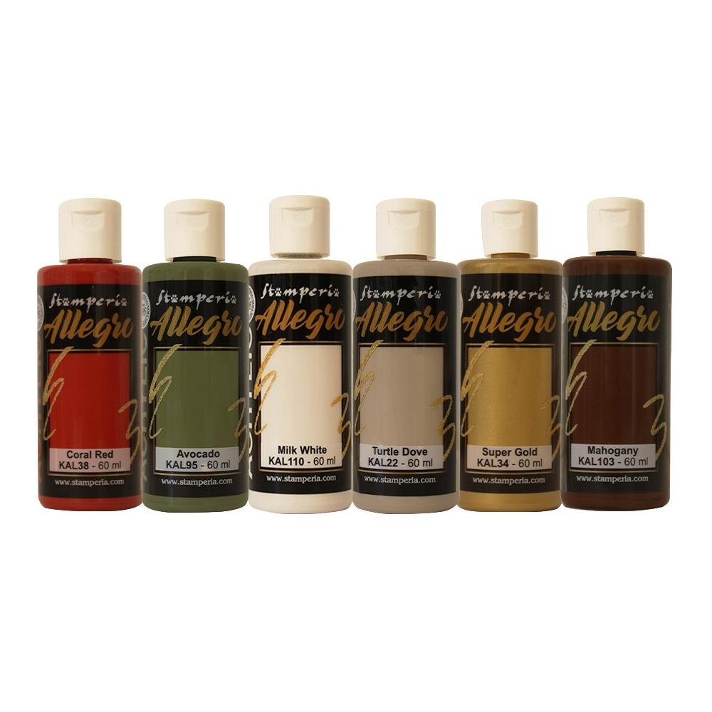 Stamperia Allegro Paint Set - Classic Christmas