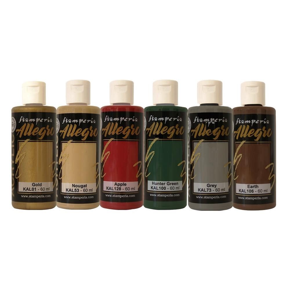Stamperia Allegro Paint Set - Gear up for Christmas