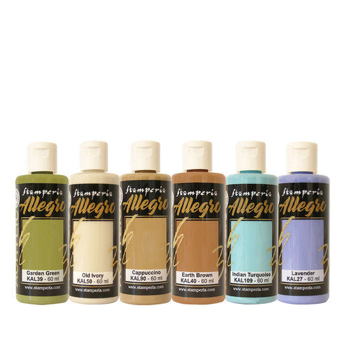 Stamperia Allegro Paint Set - Herbarium Silvae