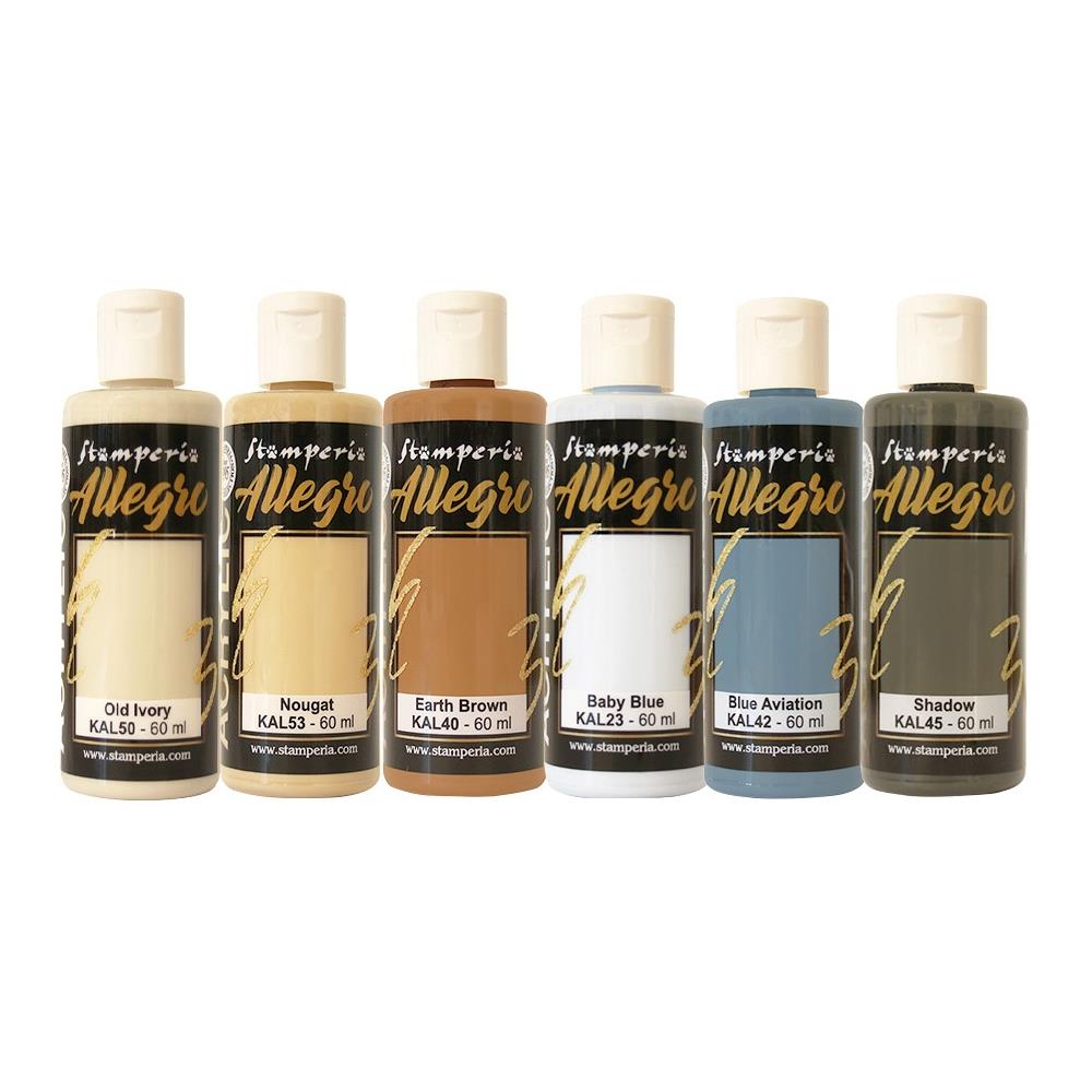 Stamperia Allegro Paint Set - Silent Sea
