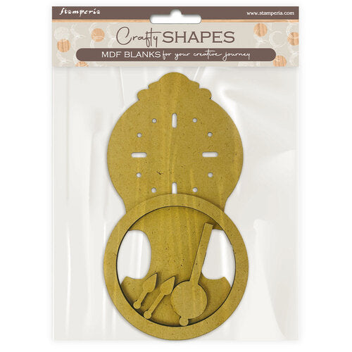 MDF craft shapes in packaging with 'Craft Shapes' branding