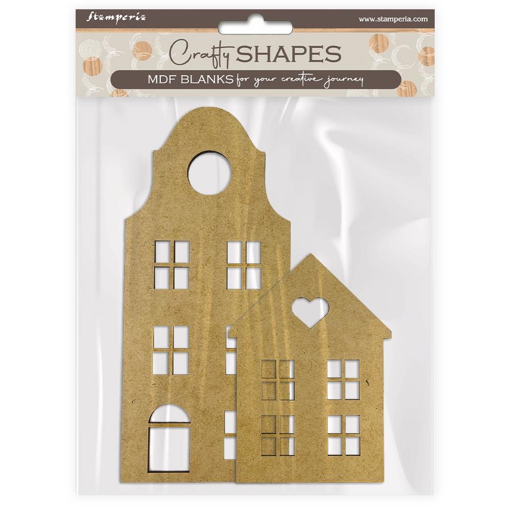 Stamperia Crafty Shapes - Houses