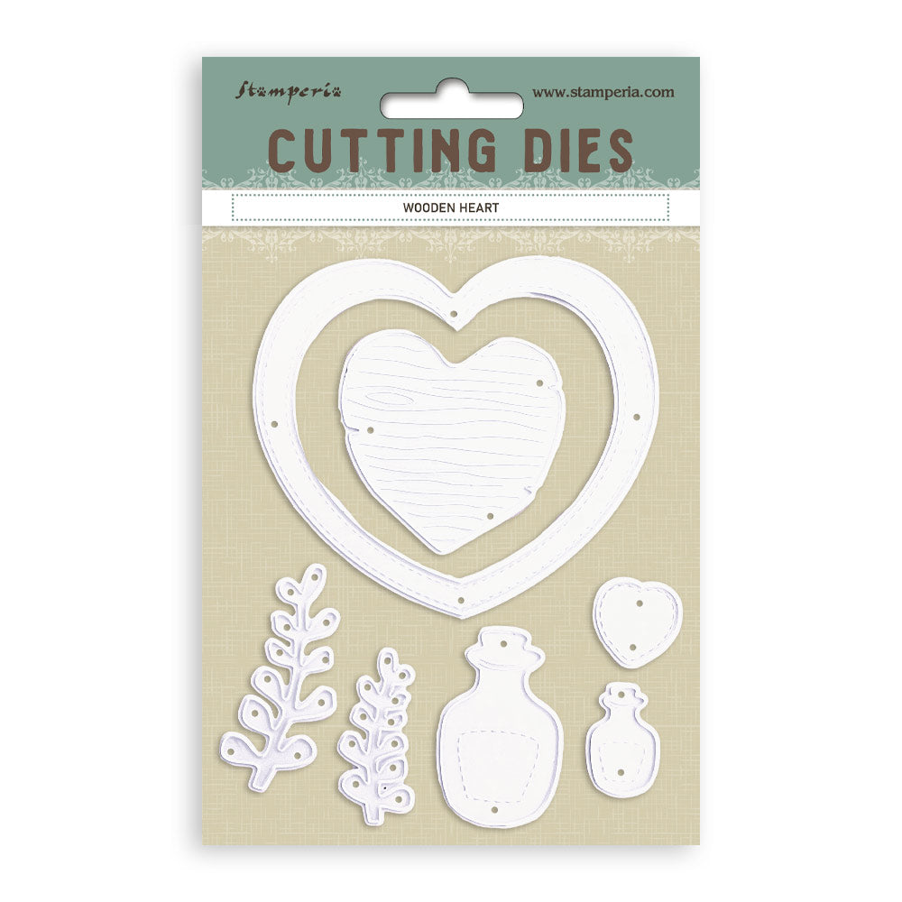 Stamperia Cutting Dies A6 - Wooden Heart