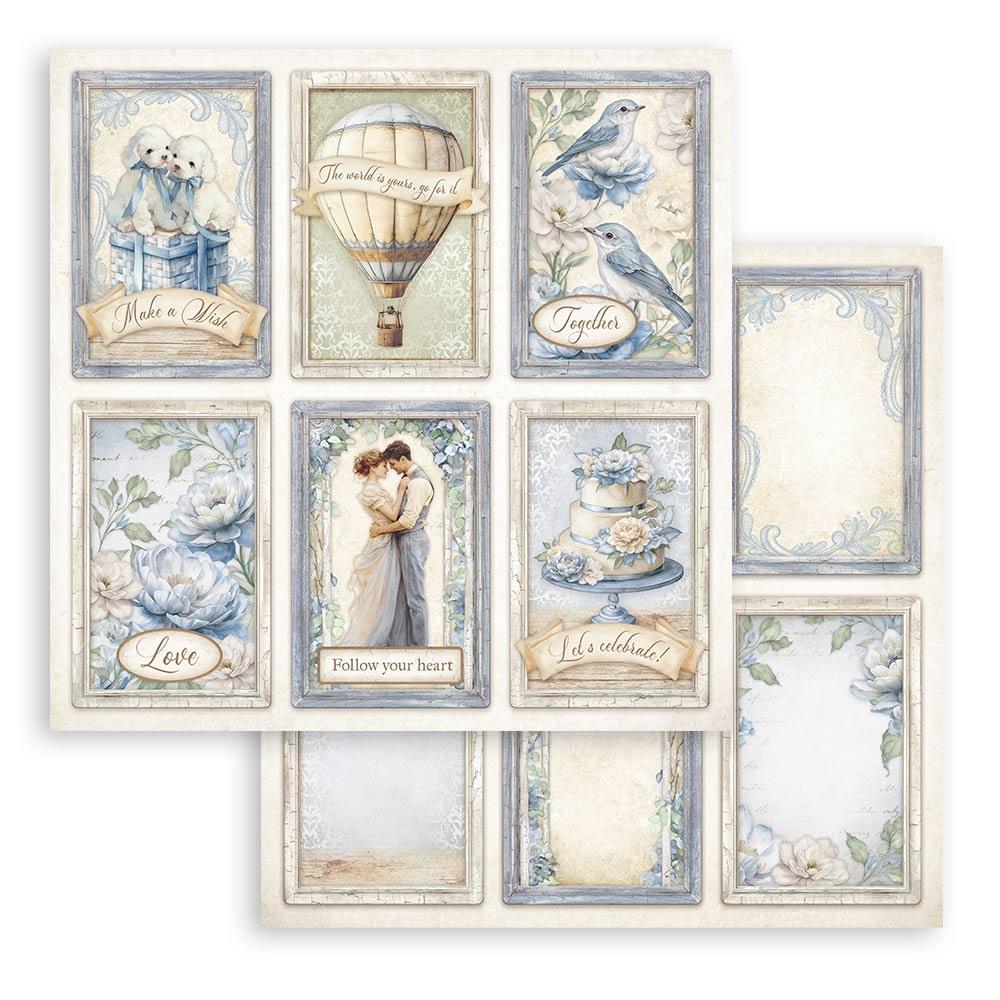 Stamperia Double-Sided Cardstock 12X12 - Timeless 6 Cards