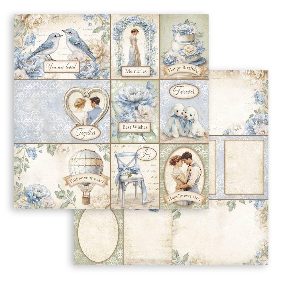 Stamperia Double-Sided Cardstock 12X12 - Timeless 9 Cards