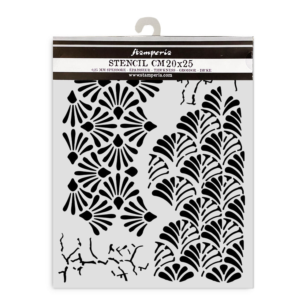 Stamperia Media Stencil 20x25cm - Alterego Mixed Patterns