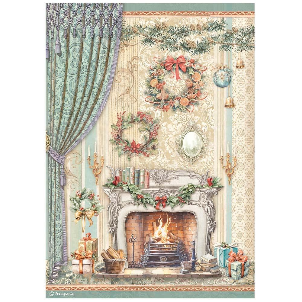 Stamperia Rice Paper Sheet A4 - The Nutcracker Chimney