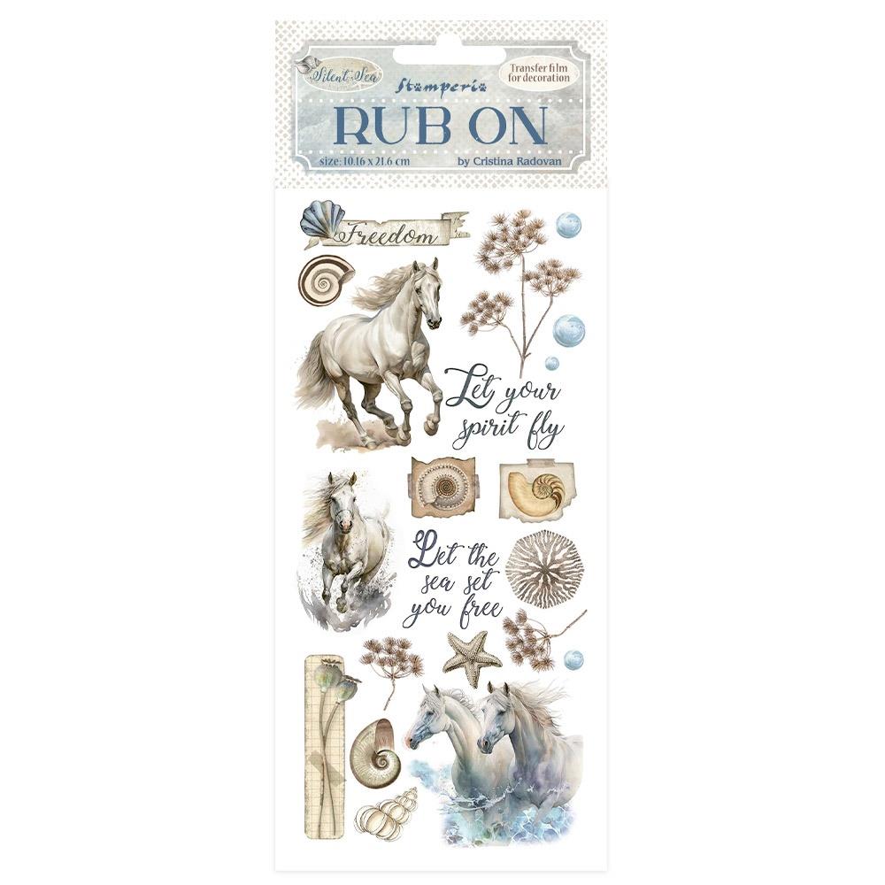 Stamperia Rub-On - Silent Sea Horses