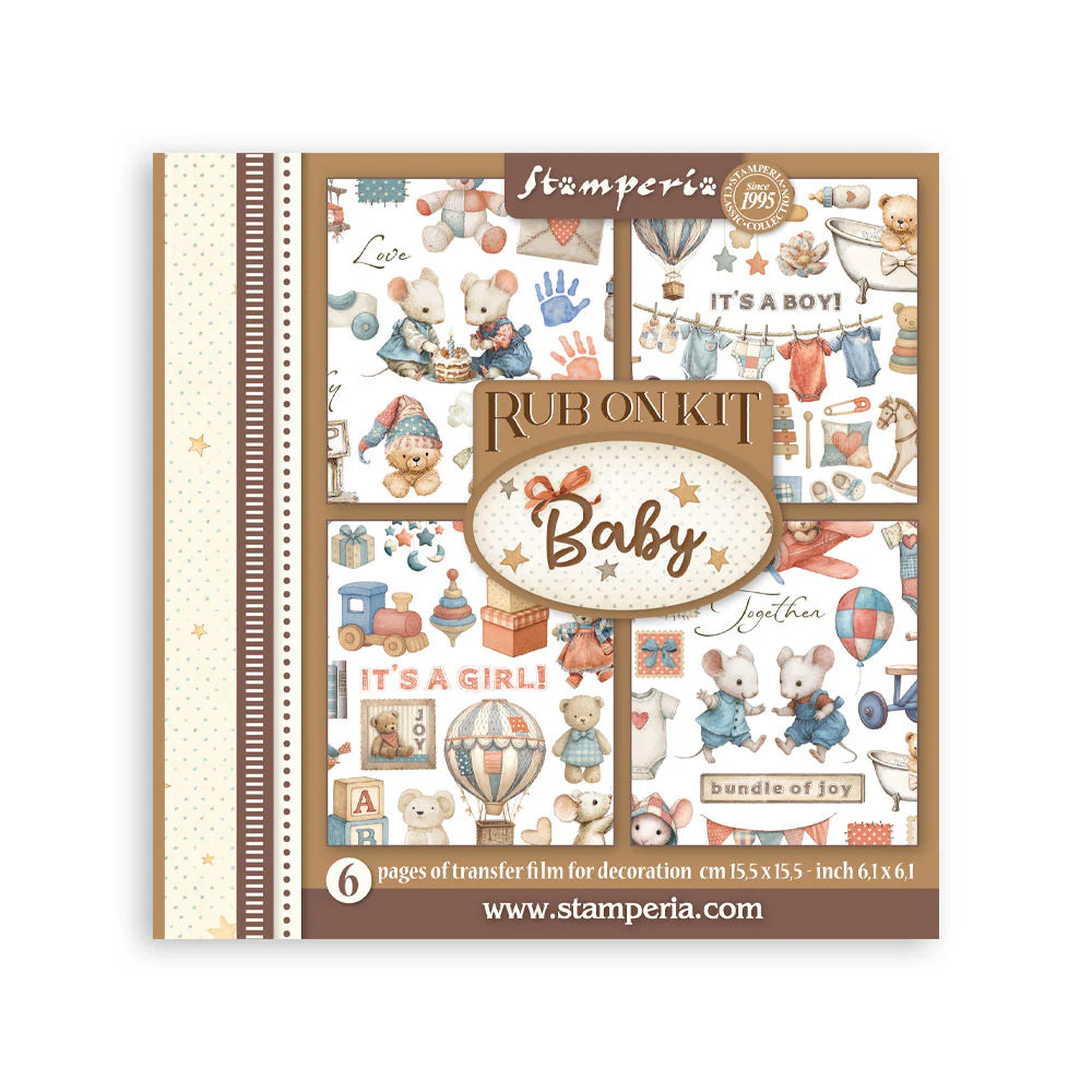 Stamperia Rub-On Kit - Baby