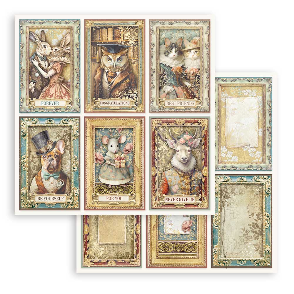 Stamperia Scrapbooking Double Face Sheet - Alterego 6 cards