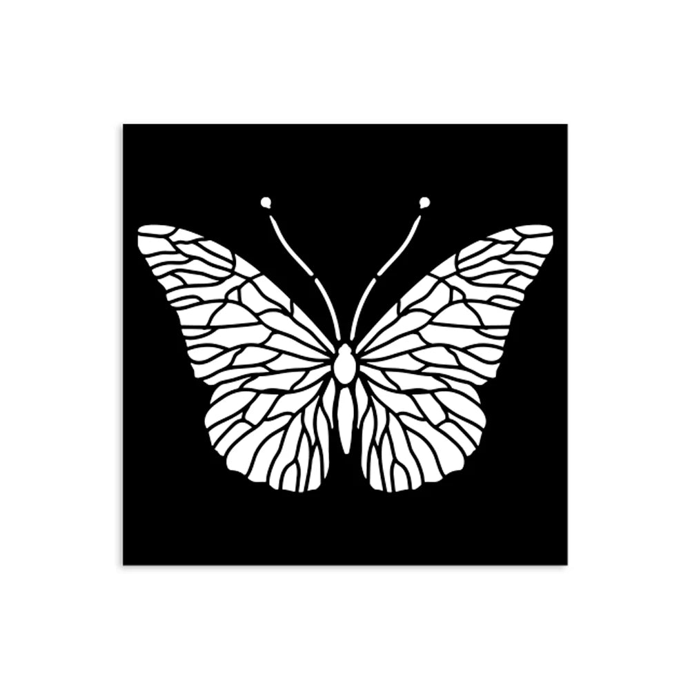 Stamperia Stencil 12cm x 12cm - Quiet Days Butterfly