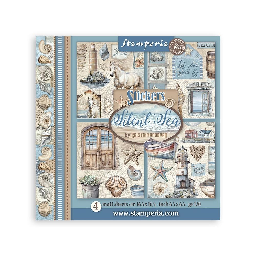 Stamperia Stickers 4pk - Silent Sea