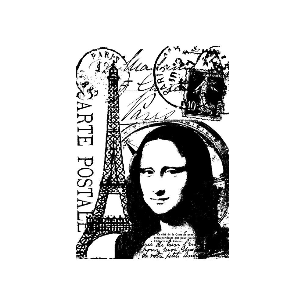Tim Holtz Cling Stamps 2.5X3.5 - Paris