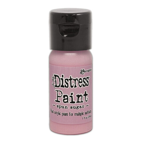 Bottle of Distress Paint labeled 'Spun Sugar' on a white background