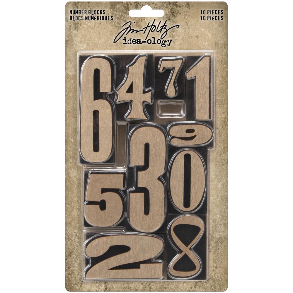 Tim Holtz Idea-Ology - Number Blocks