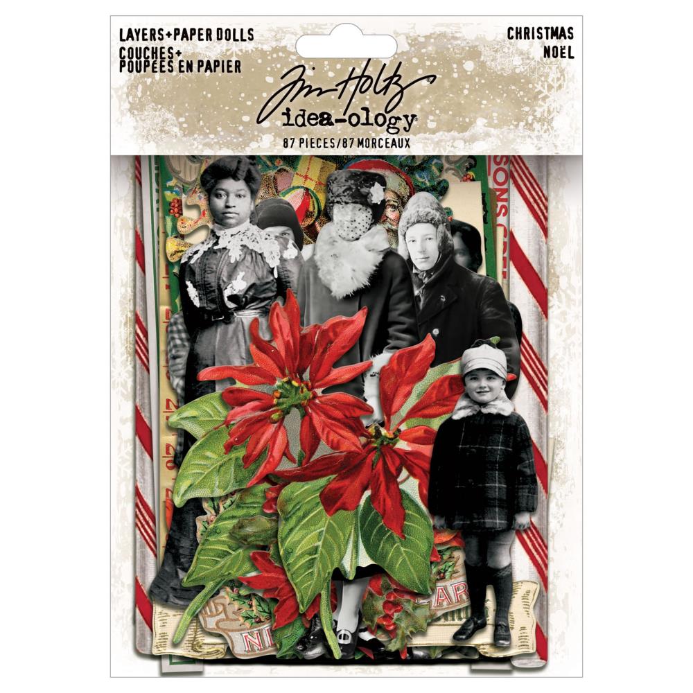 Tim Holtz Idea-Ology Layers - Layers + Paper Dolls Christmas 2025