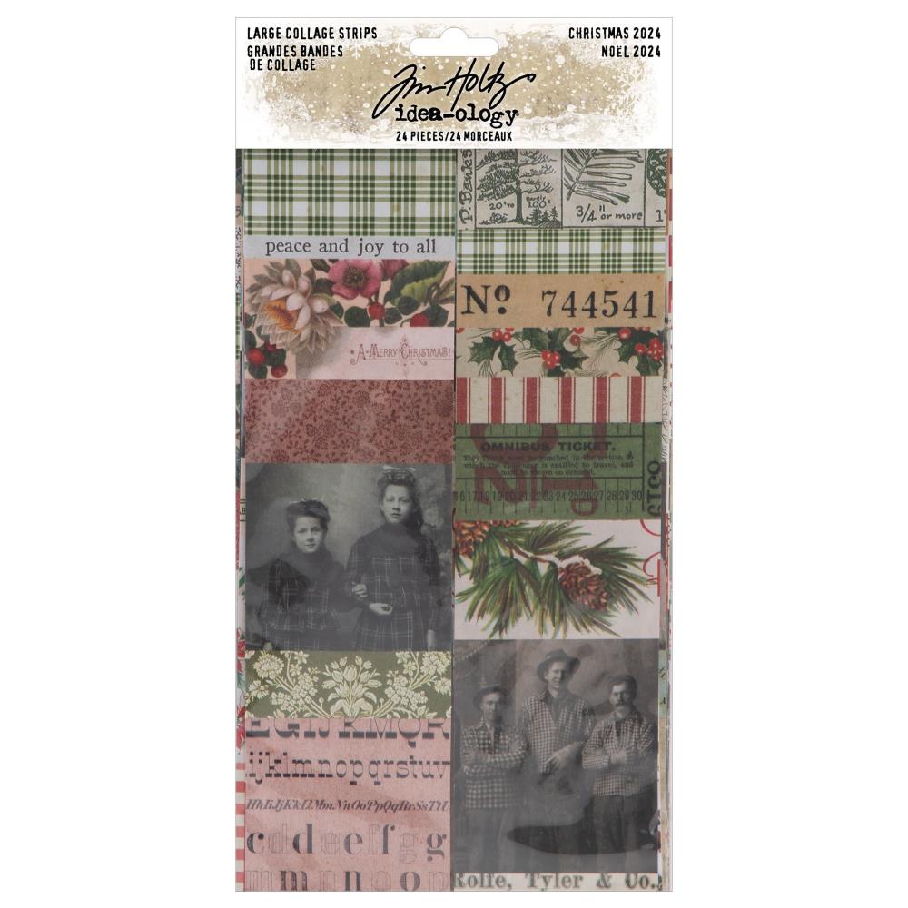 Tim Holtz Idea-ology - Collage Strips Large Christmas