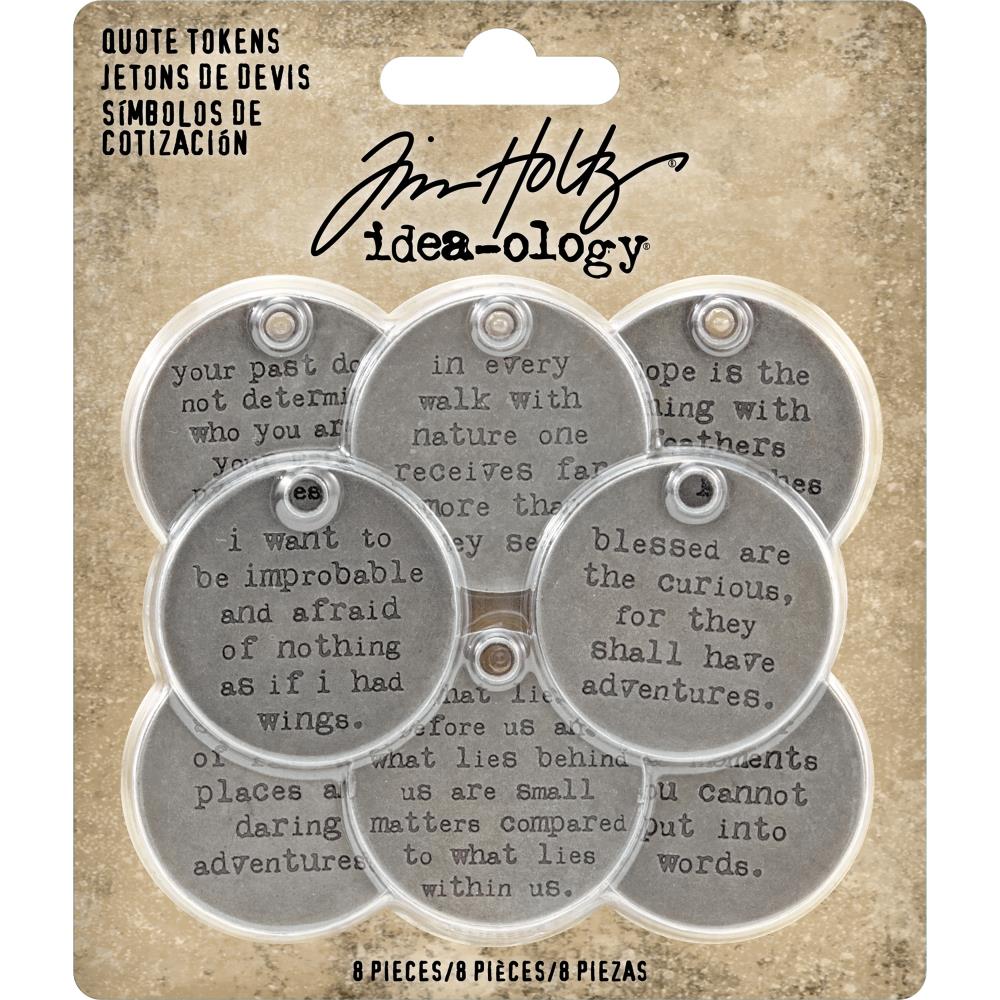 Tim Holtz Idea-ology - Metal Quote Tokens