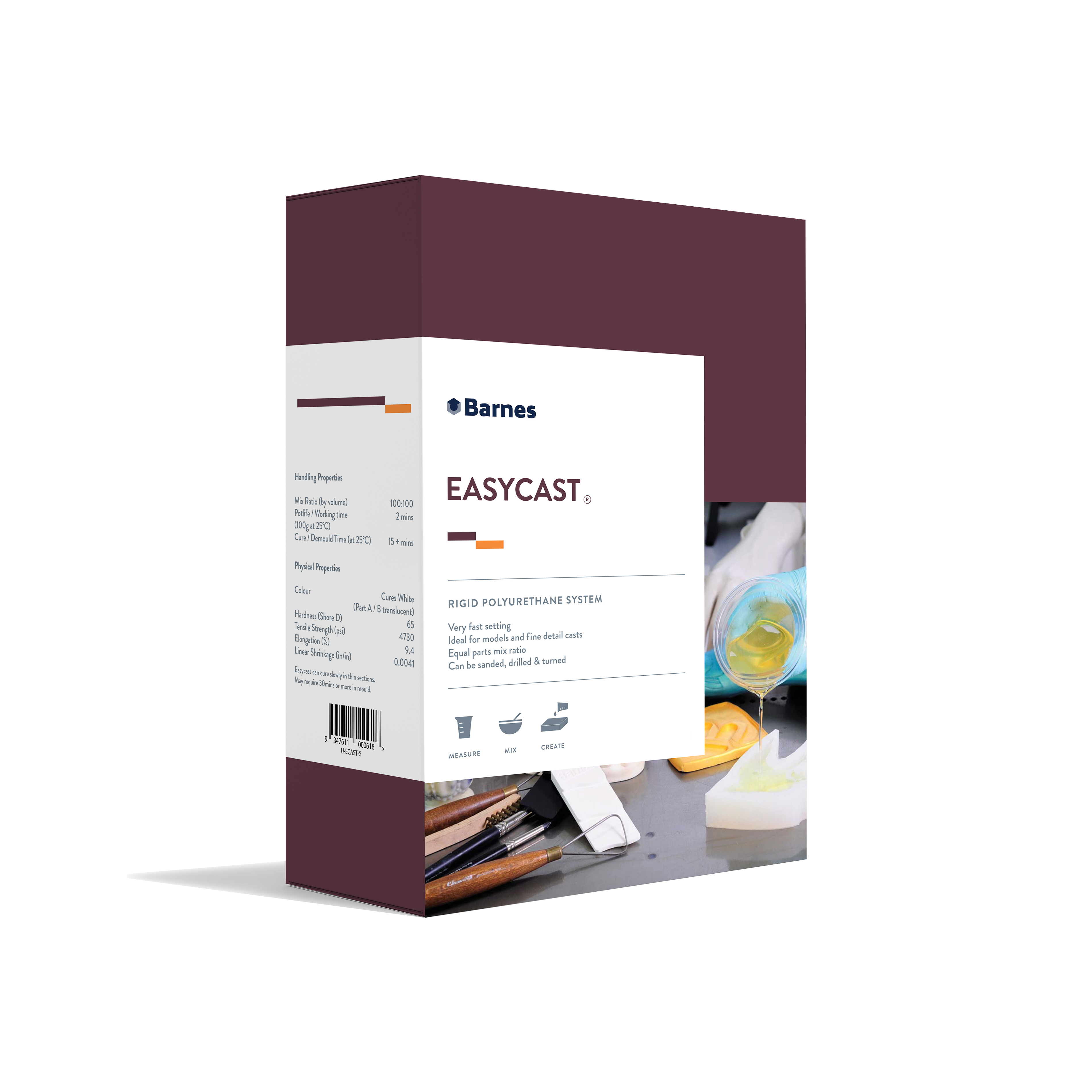 EASYCAST Fast Set Polyurethane Resin 950g