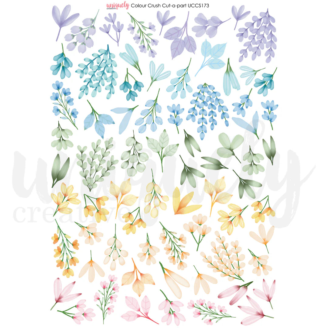 Uniquely Creative - Cut-A-Part Sheet - Colour Crush
