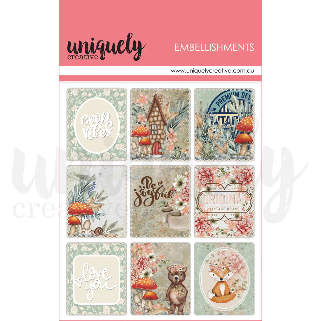 Uniquely Creative - Into the Wild Wooden Embellishments