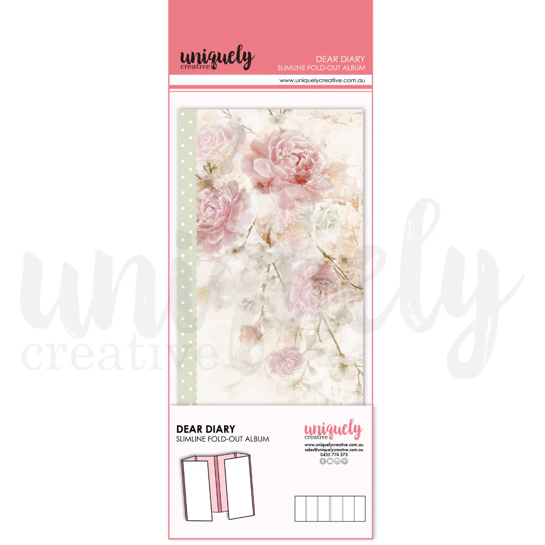 Uniquely Creative Dear Diary Slimline Fold-Out Album